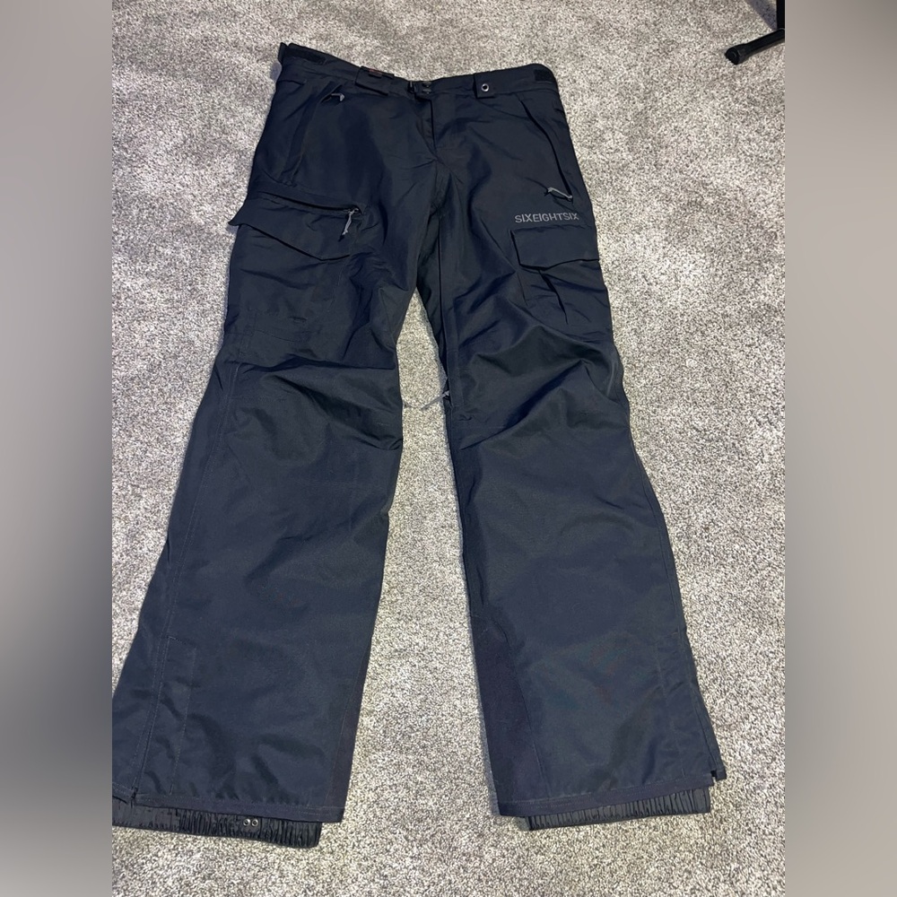 686 Men's Black Cargo Pants